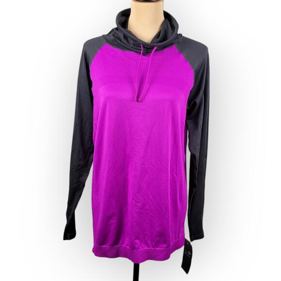 C9 By Champion Funnel Neck Long Sleeve Top XL Athleisure Activewear Sporty - Picture 1 of 6